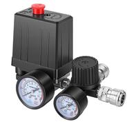 Interrupteur de pression 220 V, compresseur d'air, 4 orifices, vanne de régulation