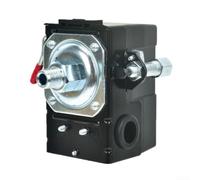 Interrupteur de Pression Air 120PSI G1/4 Remplacement pour compresseur | G1/4 filetage, 90-120PSI plage, contact 26A pour cuivre, ABS pour robuste, installation verticale requise