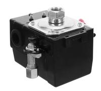 Interrupteur de Pression D’air pour Compresseur, 0,8 Mpa, Horizontal | Réglage Automatique 90 à 120 Psi, Poignée Pratique, Métal et Plastique Noir, Ateliers Variés