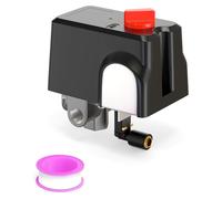 Interrupteur de pression pour compresseur d'air, plage de 120-155 PSI, avec bouton rouge ON/OFF