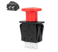 Interrupteur de prise de force à 8 bornes 10 A pour tondeuse Delta 6204 6201 Compatible Hustler Dixie Chopper Husqvarna Pièces de tondeuse Classic RZT Pro Series SZT Pro Series Zee 2 RZT