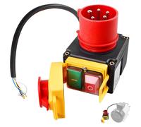 Interrupteur de protection moteur, 400 V, disjoncteur de sécurité, 8 A, prise CEE, IP55