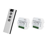 Interrupteur de rideau intelligent Tuya WiFi 433 MHz, module de contrôle de volets roulants avec télécommande RF pour appareils électriques