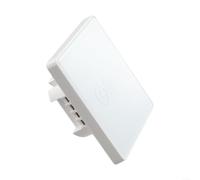 Interrupteur de rideau intelligent WiFi RF433, télécommande tactile compatible avec tuya Smart pour Alexa Google Assistant, interrupteur mural en verre 2,5D pour bureau à domicile, 86 x 86 mm, blanc