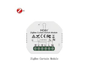 (Interrupteur de rideau ZB) Module de commutateur Wi-Fi Moes Smart Zigbee Variateur de lumière Interrupteur