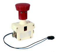 Interrupteur de sécurité Arrêt d'urgence pour chariot élévateur 220V 350A | Interrupteur d'urgence 220V 350A IP54 ABS -20-70°C 100000 cycles pour chariots élévateurs/véhicules électriques