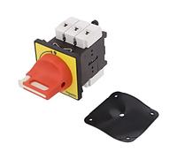 Schneider Electric Interrupteur principal d'arrêt d'urgence VCF0 – 3 broches, 25 A, rouge/jaune