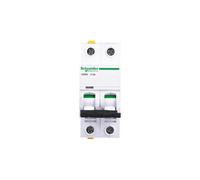 Schneider Electric Disjoncteur iC60N-C6-2 A9F04206 – 2 pôles C 6A 6kA AC