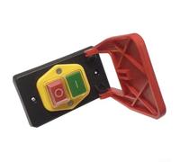 Interrupteur de tension zéro 230 V 16 A pour scie circulaire de table | Protège contre le redémarrage après une panne de courant, boutons vert/rouge, 230 V, 16 A, pour scies et perceuses