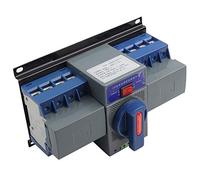 Interrupteur de transfert automatique à double courant 4P 63 A 400 V avec protection de verrouillage électromécanique, commutation prioritaire du réseau