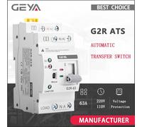 Interrupteur de transfert automatique GEYA G2R ATS Mini 220V 230V, commutateurs électriques à double alimentation, alimentation ininterrompue 63A 110V