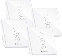 Interrupteur de volets roulants intelligent de ETERSKY, Compatible avec Alexa Echo/Google Assistant, App Télécommande/Timer