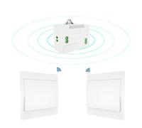 Interrupteur d'éclairage - AS ANSELF - Kit sans fil - Auto-alimenté - Télécommande - Intérieur