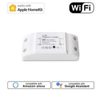 Interrupteur d'éclairage intelligent WiFi, minuterie disjoncteur universelle, télécommande sans fil, fonctionne avec Alexa Google Home Siri Homekit