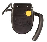 Interrupteur démarrage à levier pour tondeuse électrique 10A câble 1,7 m | Interrupteur à levier 10A 230V, câble moteur 1,7 m, IP44, pour tube Ø18 à 22 mm. Modèle 202P613 avec connecteurs 6,3 mm