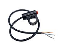 Interrupteur démarrage moto Bouton de feu détresse pour interrupteur moto, véhicule électrique, Double Flash d'avertissement, lampe secours, pièce clignotante(Black)