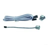 Interrupteur détecteur de mouvement PIR pour lampes LED avec câble d'extension de 5 m - Détecteur infrarouge 12 V/24 V pour escalier, placard, armoire (câble)