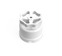 Interrupteur/Déviateur en porcelaine blanche avec valve - Blanc
