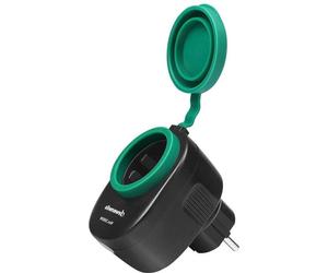 Interrupteur d'extérieur commutable IP44, 3680 W, compatible avec Alexa et Google Home, ne nécessite pas de hub, CE et