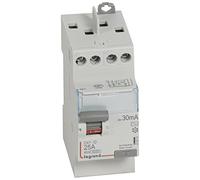 Interrupteur différentiel 2P 230V~ 25A type AC 30mA - 2 modules