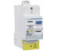 Interrupteur différentiel 3KA bipolaire phase + neutre - à vis - 63A - A HAGER