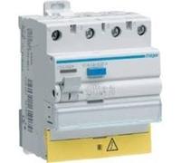 interrupteur différentiel hager - 63a - 30 ma - 3 pôles + neutre - type ac - vis / vis