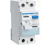 Hager Disjoncteur différentiel RCD FI 2 Broches CDC240J