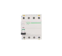 Interrupteur différentiel 4P 63A 0,1A type AC iID A9Z12463 Acti9