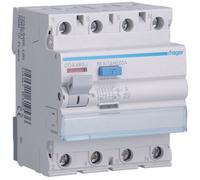 Interrupteur différentiel 4P 63A/30mA type A Hager CDA463J