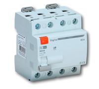 Interrupteur Différentiel 4x40A/300mA Type AC - Digital electric 03462