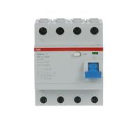 INTERRUPTEUR DIFFÉRENTIEL ABB- F200 - 4P - 40A - 30MA - TYPE AC