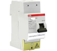 Interrupteur différentiel - ABB - FH202S - 63 A - 2 pôles - Capot amovible - Raccordement automatique