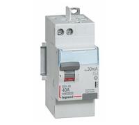 Interrupteur différentiel bipolaire à vis - 2 modules - 25A - AC - DX³ LEGRAND