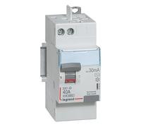 Interrupteur différentiel bipolaire courbe AC Legrand DX3 40A 30mA