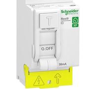 Interrupteur différentiel bipolaire peignable - 63A 30MA - AC- Resi9 XP SCHNEIDER