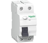 Interrupteur Différentiel Bipolaire Schneider 2p 40a 30ma - Type Ac - 2 Modules Bornes Alignées Acti9 Iid K
