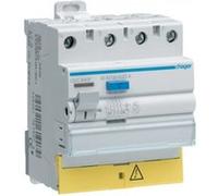 Interrupteur différentiel - Cage à vis 3P+N - 500V 40A - Type AC - 30mA - A bornes décalées
