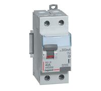 Interrupteur différentiel 2P 230V~ 40A type AC 300mA - 2 modules