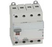 Legrand Interrupteur différentiel tétrapolaire 411665 40A AC 300mA – 4 modules – bornes alignées