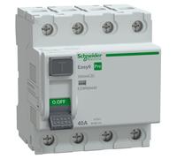 Interrupteur différentiel EZ9R 40A/300MA/A 4P 40A EASY9 EZ9R89440