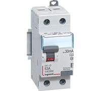 Interrupteur différentiel Legrand 411556 DX3 2P 63A type A 30mA 2 modules