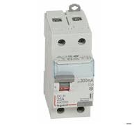Interrupteur différentiel industriel 2P 300 mA 25-63 A 10 kA C LEGRAND DX³ 411524 25 A