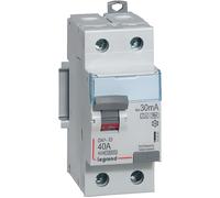 interrupteur différentiel legrand dx3 40a 30ma 2 poles type hpi - vis / vis