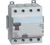 Legrand Disjoncteur différentiel Série DX3 411696 - 4P 63A Type F (HPI) 30 mA 400V~ 4 modules