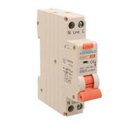 Interrupteur différentiel magnétothermique 1 module type A, 6 A C6, RCBO Slim 1P+N 6 kA 30 mA 220 V, courbe C, série PL8 HT professionnelle