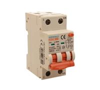 Interrupteur Différentiel Magnétothermique Type A 20A B20, RCBO Bipolaire 2P Vrai (NO 1P+N), Courbe B 6kA 30mA, Double Levier avec Diagnostic Visuel, 2 Modules DIN, Série PL8M2