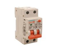 Interrupteur Différentiel Magnétothermique Type A 25A C25, RCBO 1P+N 6kA 30mA Courbe C, Double Levier avec Diagnostic Visuel, 2 Modules DIN, Série PL8HM électromagnétique