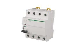 Interrupteur différentiel modulaire tétrapolaire Schneider Acti9 iID 63A / 30mA