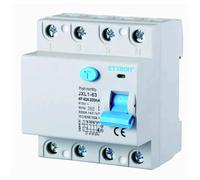 Interrupteur différentiel pur 4P, occupe 4 modules, type AC, 380V 415V AC, 40A C40, 300mA 6KA 6000A, RCCB, montage sur rail DIN