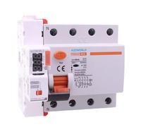 Interrupteur différentiel pur WiFi avec réarmement automatique triphasé, sauvegarde type A type A 30 mA / 0,03 A 40 A, application Tuya Smart Life, RCCB 3P+N 6 kA 380 V, 5 modules DIN, contrôle à